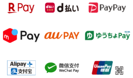楽天ペイ、d払い、paypay、メルペイ、au pay、ゆうちょpay、Alipay、WeChat Pay、UnionPay